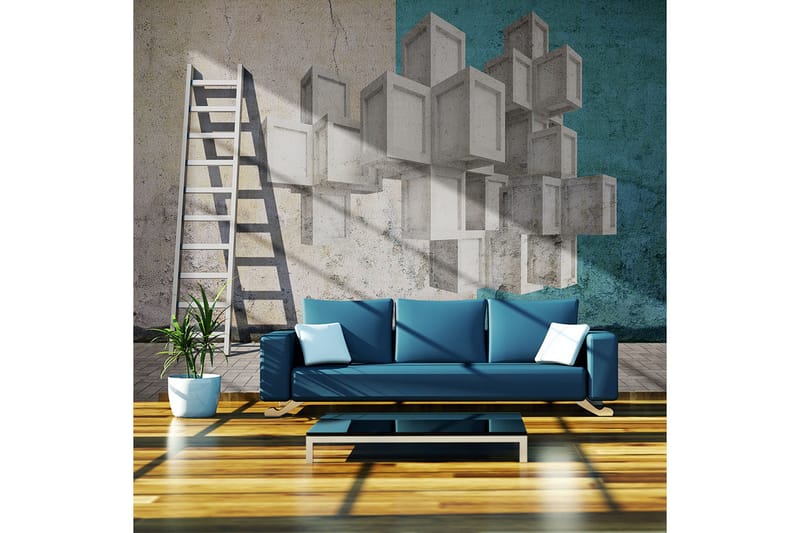 Fototapet Concrete Blocks 350x270, Artgeist sp. z o. o.