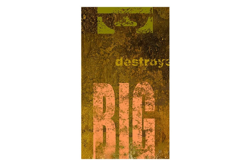 Fototapet Concrete Epigraph 50x1000 - Artgeist sp. z o. o. - Inredning - Väggdekor - Tapet & tapettillbehör - Fototapet