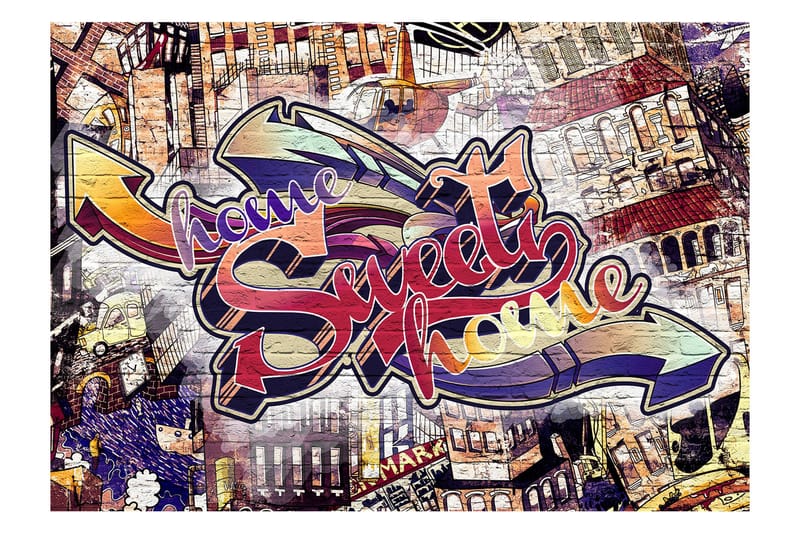 Fototapet Cool Graffiti 350x245, Artgeist sp. z o. o.