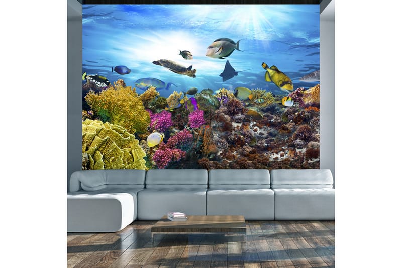 Fototapet Coral Reef 150x105 - Artgeist sp. z o. o. - Inredning - Väggdekor - Tapet & tapettillbehör - Fototapet