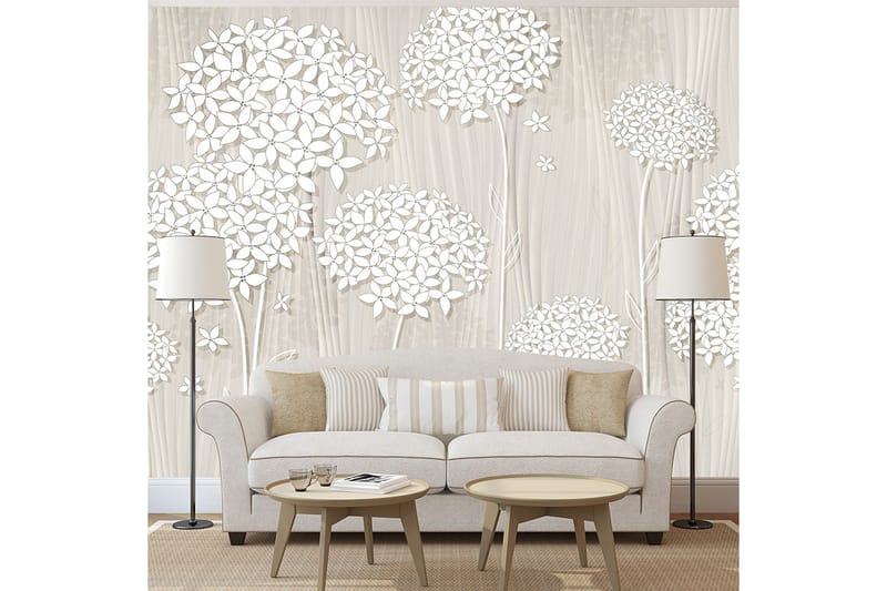 Fototapet Creamy Daintiness 200x140, Artgeist sp. z o. o.