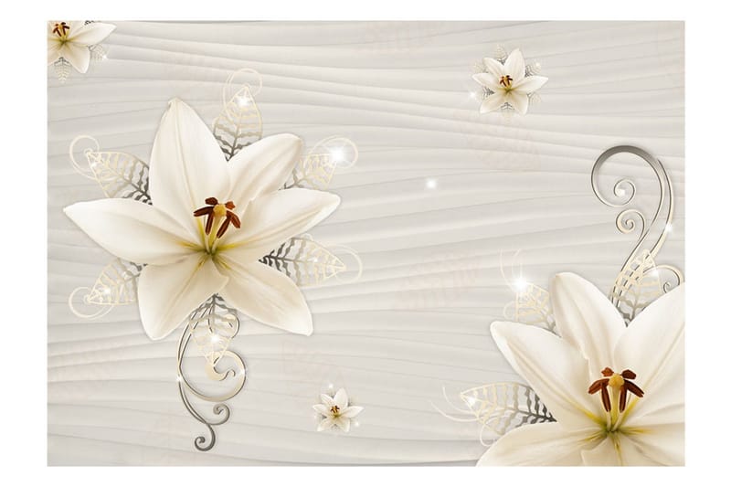 Fototapet Creamy Illusion 200x140 - Artgeist sp. z o. o. - Inredning - Väggdekor - Tapet & tapettillbehör - Fototapet