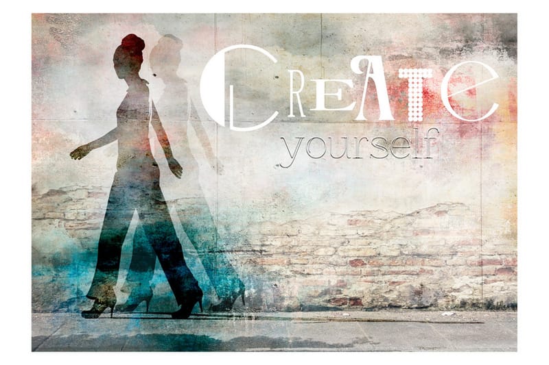Fototapet Create Yourself 150x105 - Artgeist sp. z o. o. - Inredning - Väggdekor - Tapet & tapettillbehör - Fototapet