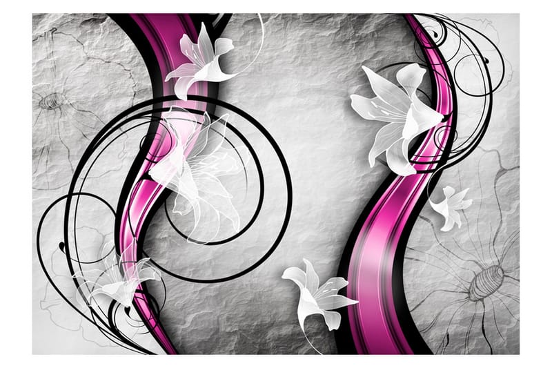 Fototapet Dance With Lilies 100x70 - Artgeist sp. z o. o. - Inredning - Väggdekor - Tapet & tapettillbehör - Fototapet