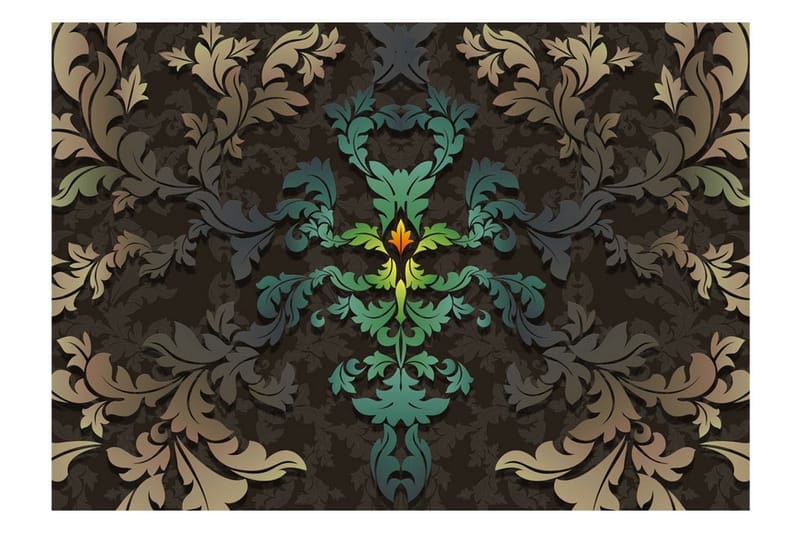 Fototapet Dancing Leaves 350x245 - Artgeist sp. z o. o. - Inredning - Väggdekor - Tapet & tapettillbehör - Fototapet