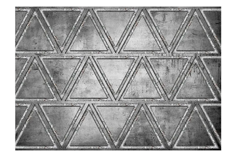 Fototapet Dancing With Triangles 100x70 - Artgeist sp. z o. o. - Inredning - Väggdekor - Tapet & tapettillbehör - Fototapet