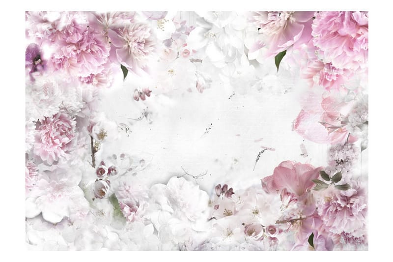 Fototapet Dancing Peonies 200x140 - Artgeist sp. z o. o. - Inredning - Väggdekor - Tapet & tapettillbehör - Fototapet