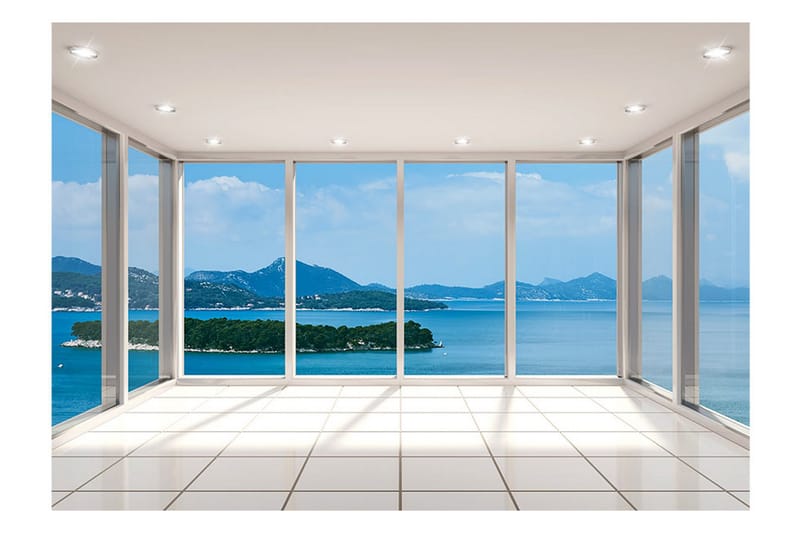 Fototapet Delightful View 150x105 - Artgeist sp. z o. o. - Inredning - Väggdekor - Tapet & tapettillbehör - Fototapet