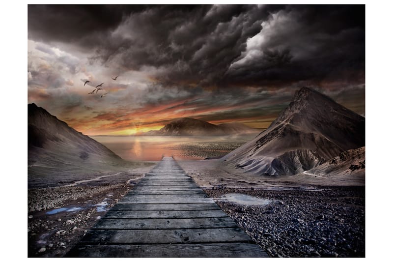 Fototapet Deserted Mark 350x270, Artgeist sp. z o. o.