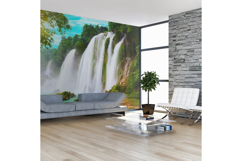 Fototapet Detian Vattenfall Kina 450x270 - Artgeist sp. z o. o. - Inredning - Väggdekor - Tapet & tapettillbehör - Fototapet