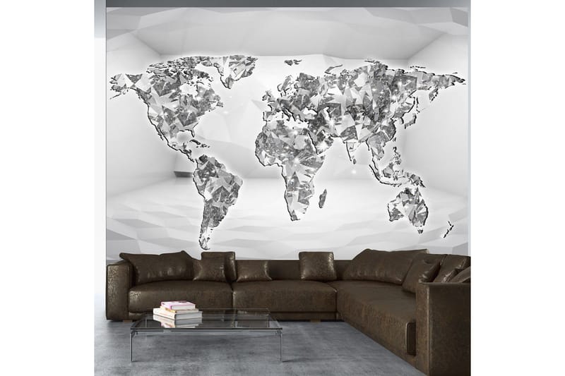 Fototapet Diamond Map 300x210, Artgeist sp. z o. o.