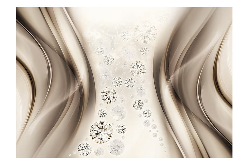 Fototapet Diamond Rain 300x210 - Artgeist sp. z o. o. - Inredning - Väggdekor - Tapet & tapettillbehör - Fototapet