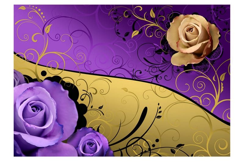 Fototapet Double Elegance 150x105 - Artgeist sp. z o. o. - Inredning - Väggdekor - Tapet & tapettillbehör - Fototapet