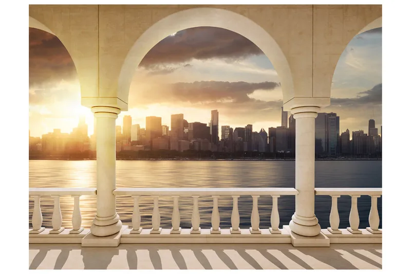 Fototapet Dream About New York 200x154 - Artgeist sp. z o. o. - Inredning - Väggdekor - Tapet & tapettillbehör - Fototapet