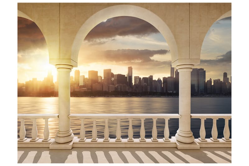 Fototapet Dream About New York 350x270 - Artgeist sp. z o. o. - Inredning - Väggdekor - Tapet & tapettillbehör - Fototapet