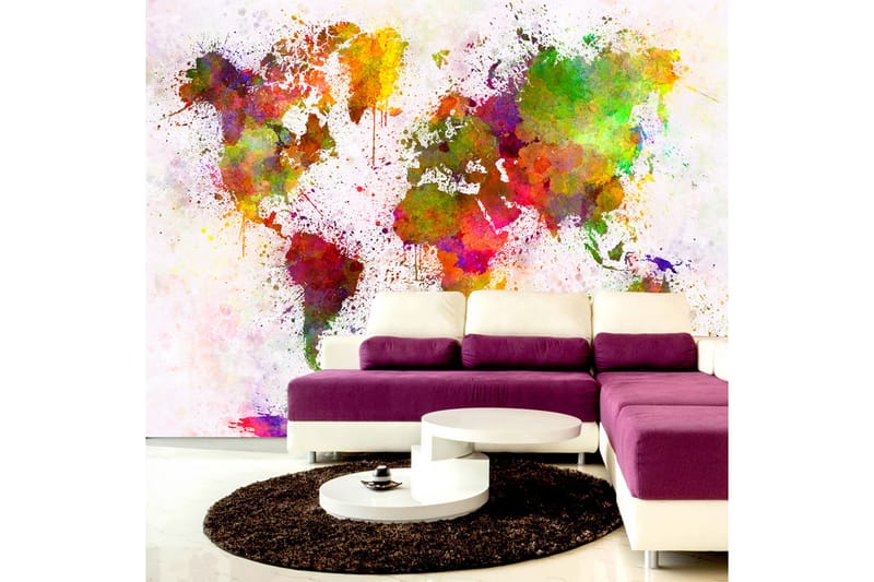 Fototapet Dyed World 150x105 - Artgeist sp. z o. o. - Inredning - Väggdekor - Tapet & tapettillbehör - Fototapet