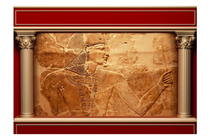 Fototapet Egyptian Walls 350x245 - Artgeist sp. z o. o. - Inredning - Väggdekor - Tapet & tapettillbehör - Fototapet