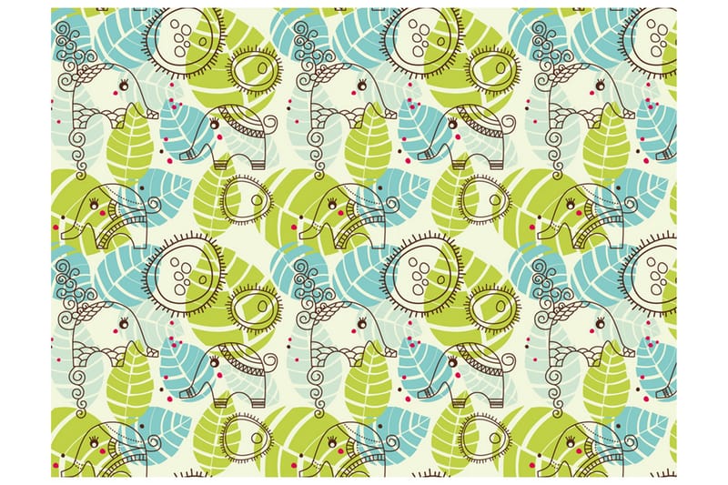 Fototapet Elefanter För Barn 350x270, Artgeist sp. z o. o.