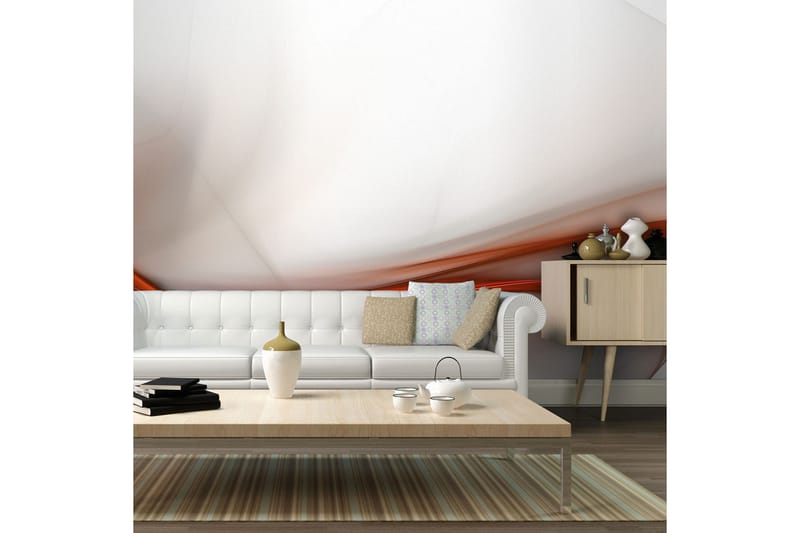 Fototapet Elegant Orange Design 300x231 - Artgeist sp. z o. o. - Inredning - Väggdekor - Tapet & tapettillbehör - Fototapet