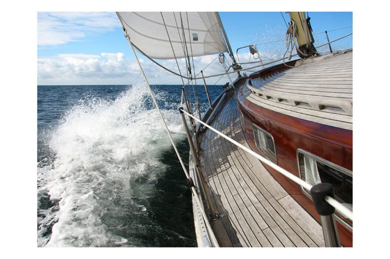 Fototapet En Båt I Havet 250x193, Artgeist sp. z o. o.