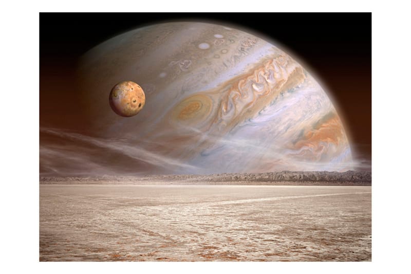 Fototapet En Liten Och En Stor Planet 250x193 - Artgeist sp. z o. o. - Inredning - Väggdekor - Tapet & tapettillbehör - Fototapet