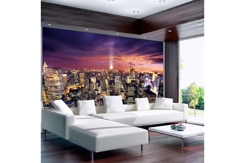 Fototapet Evening In New York City 250x175 - Artgeist sp. z o. o. - Inredning - Väggdekor - Tapet & tapettillbehör - Fototapet
