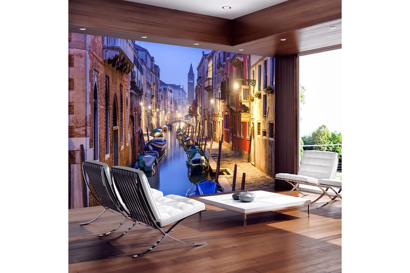 Fototapet Evening In Venice 400x280 - Artgeist sp. z o. o. - Inredning - Väggdekor - Tapet & tapettillbehör - Fototapet