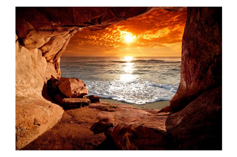 Fototapet Exit From The Cave 300x210 - Artgeist sp. z o. o. - Inredning - Väggdekor - Tapet & tapettillbehör - Fototapet