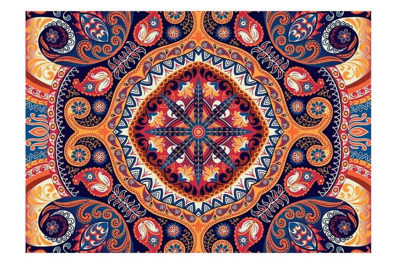 Fototapet Exotic Mosaic 300x210 - Artgeist sp. z o. o. - Inredning - Väggdekor - Tapet & tapettillbehör - Fototapet