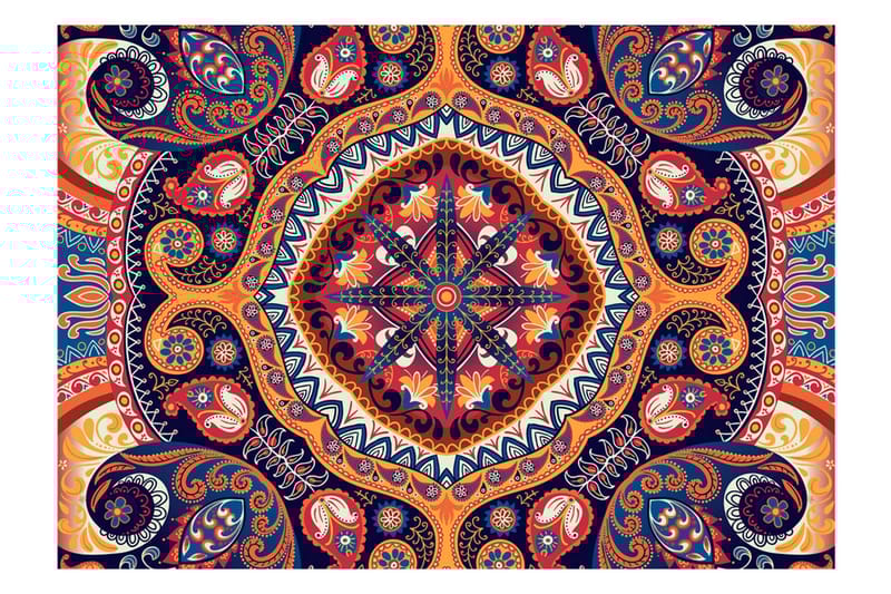Fototapet Exotic Mosaic 350x245 - Artgeist sp. z o. o. - Inredning - Väggdekor - Tapet & tapettillbehör - Fototapet