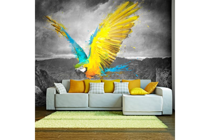 Fototapet Exotic Parrot 300x231 - Artgeist sp. z o. o. - Inredning - Väggdekor - Tapet & tapettillbehör - Fototapet