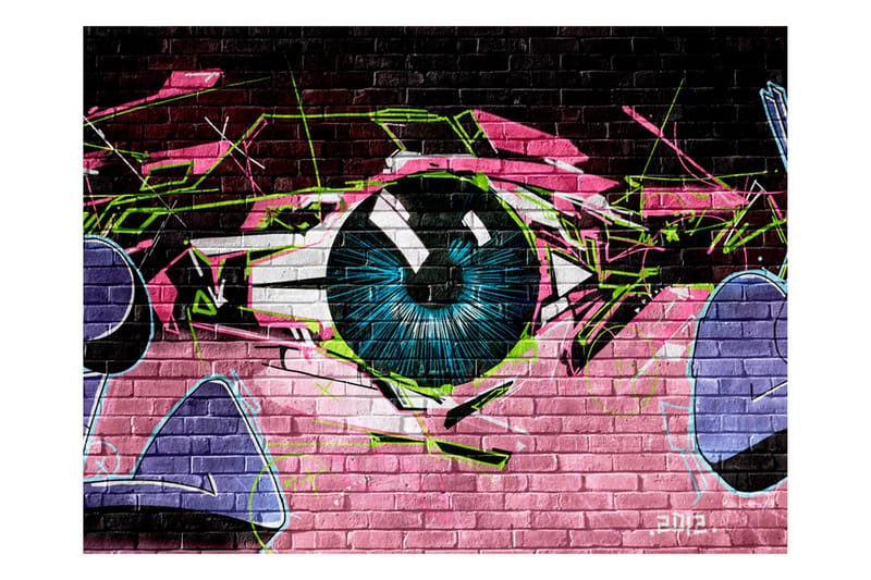 Fototapet Eye Graffiti 300x231 - Artgeist sp. z o. o. - Inredning - Väggdekor - Tapet & tapettillbehör - Fototapet