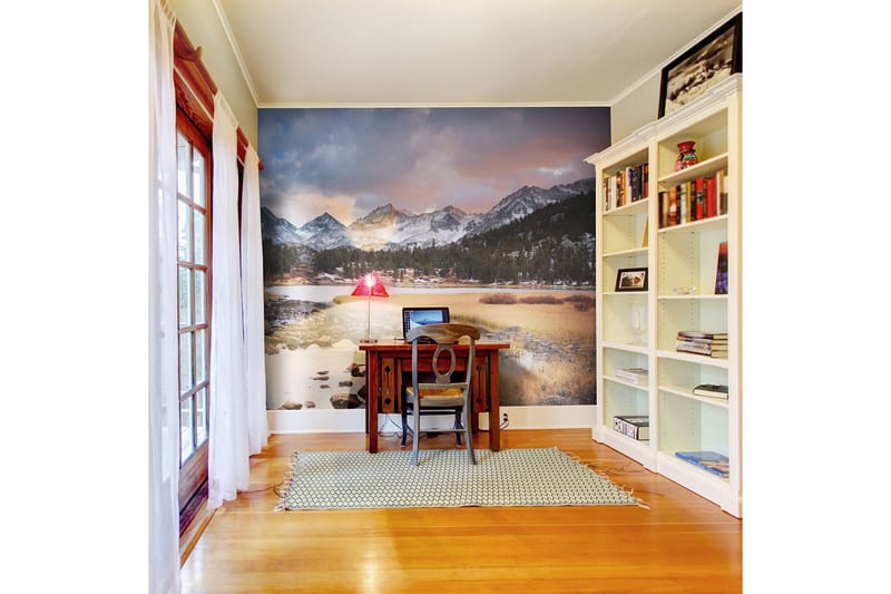 Fototapet Fantastiska Bergslandskap 250x193 - Artgeist sp. z o. o. - Inredning - Väggdekor - Tapet & tapettillbehör - Fototapet