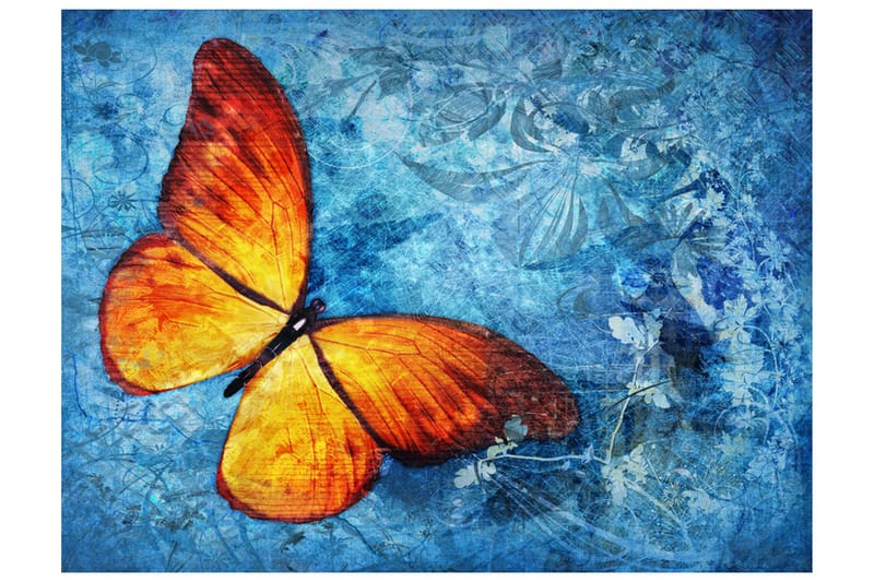 Fototapet Fiery Butterfly 300x231 - Artgeist sp. z o. o. - Inredning - Väggdekor - Tapet & tapettillbehör - Fototapet