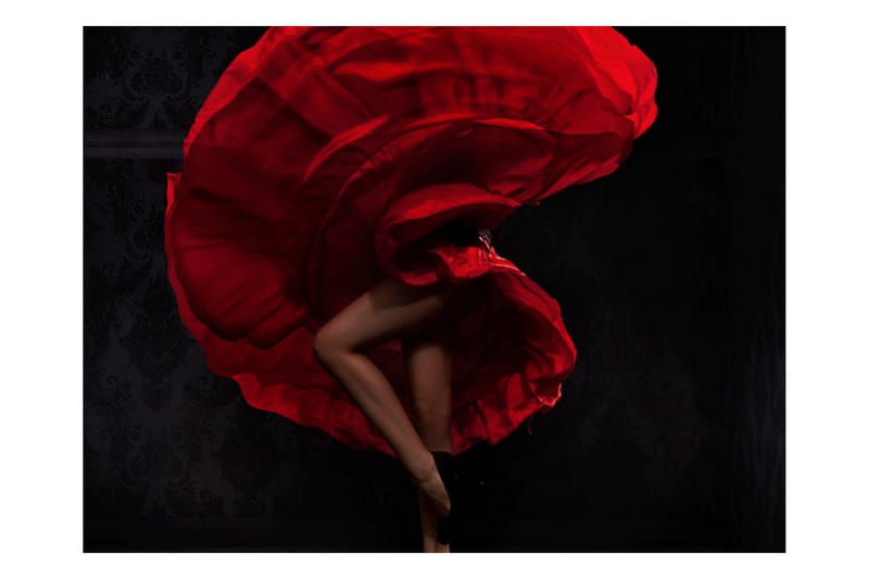 Fototapet Flamencodansare 200x154 - Artgeist sp. z o. o. - Inredning - Väggdekor - Tapet & tapettillbehör - Fototapet