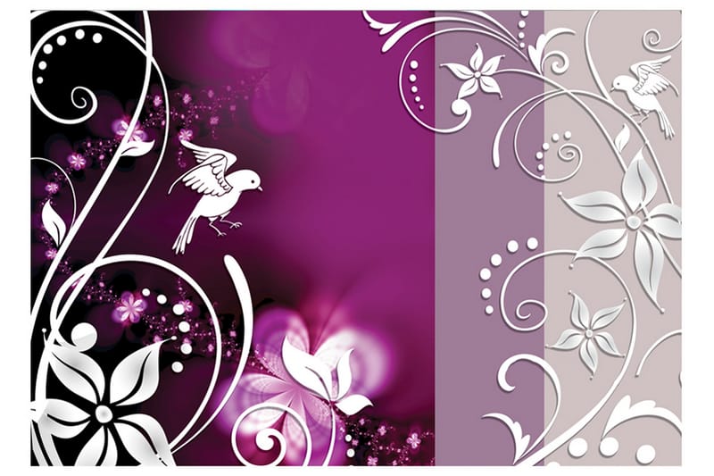 Fototapet Floral Fantasy 300x210 - Artgeist sp. z o. o. - Inredning - Väggdekor - Tapet & tapettillbehör - Fototapet