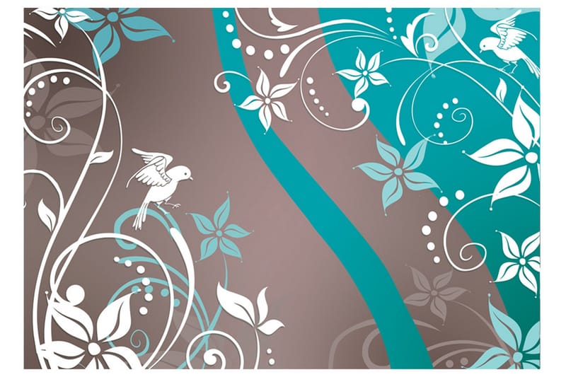 Fototapet Floral Fantasy III 400x280 - Artgeist sp. z o. o. - Inredning - Väggdekor - Tapet & tapettillbehör - Fototapet