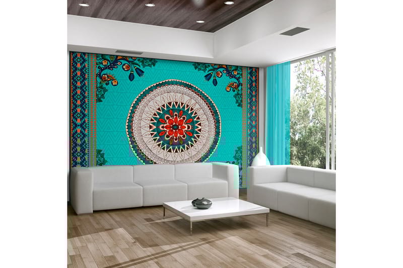 Fototapet Folk Inspiration 300x210 - Artgeist sp. z o. o. - Inredning - Väggdekor - Tapet & tapettillbehör - Fototapet