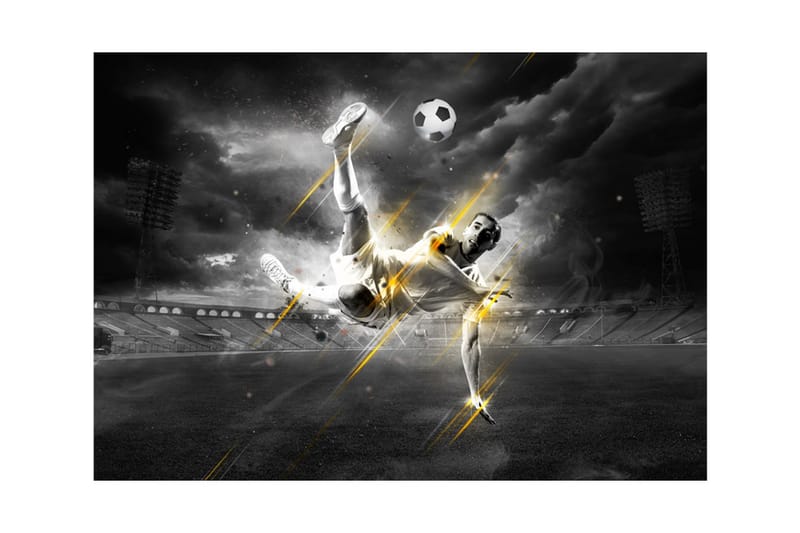 Fototapet Football Legend 200x140 - Artgeist sp. z o. o. - Inredning - Väggdekor - Tapet & tapettillbehör - Fototapet