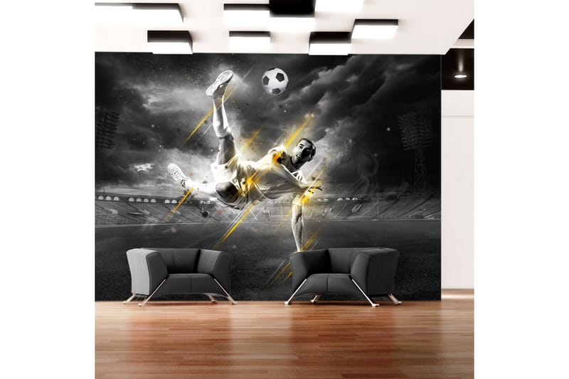 Fototapet Football Legend 200x140 - Artgeist sp. z o. o. - Inredning - Väggdekor - Tapet & tapettillbehör - Fototapet