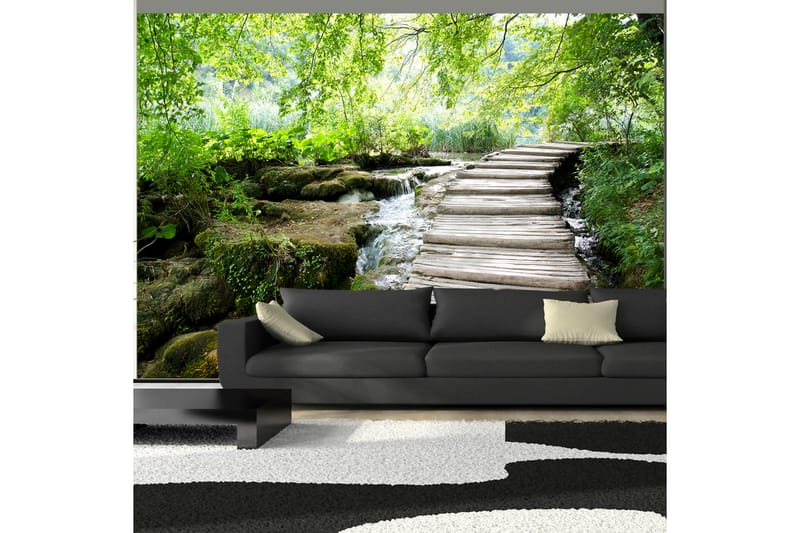 Fototapet Forest Path 150x105 - Artgeist sp. z o. o. - Inredning - Väggdekor - Tapet & tapettillbehör - Fototapet