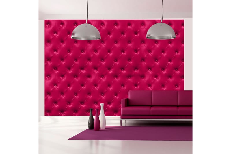Fototapet Fuchsia Rhombuses 100x70 - Artgeist sp. z o. o. - Inredning - Väggdekor - Tapet & tapettillbehör - Fototapet