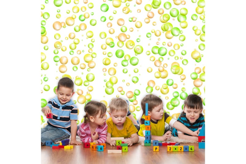 Fototapet Fun Bubbles 50x1000 - Artgeist sp. z o. o. - Inredning - Väggdekor - Tapet & tapettillbehör - Fototapet
