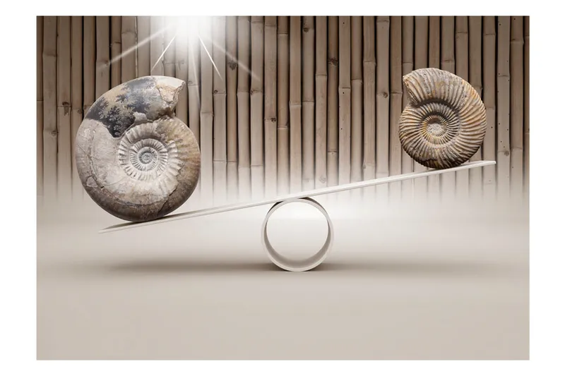 Fototapet Fun With Fossils 400x280 - Artgeist sp. z o. o. - Inredning - Väggdekor - Tapet & tapettillbehör - Fototapet