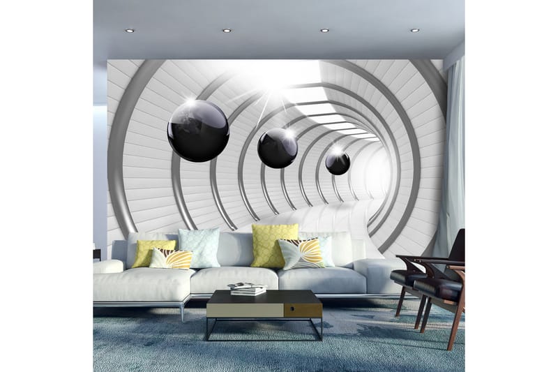 Fototapet Futuristic Tunnel 150x105 - Artgeist sp. z o. o. - Inredning - Väggdekor - Tapet & tapettillbehör - Fototapet
