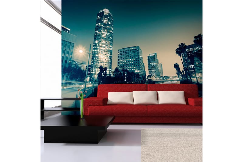 Fototapet Gatorna Los Angeles 200x154 - Artgeist sp. z o. o. - Inredning - Väggdekor - Tapet & tapettillbehör - Fototapet