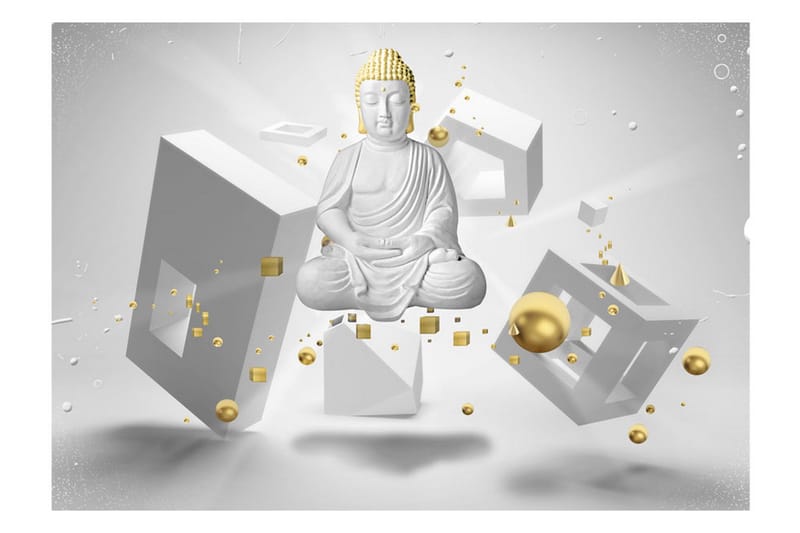 Fototapet Geometric Meditation 150x105 - Artgeist sp. z o. o. - Inredning - Väggdekor - Tapet & tapettillbehör - Fototapet