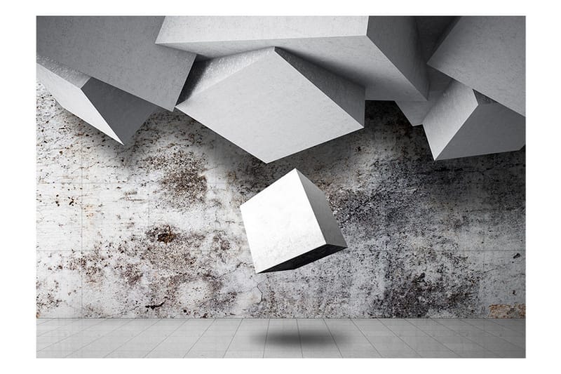 Fototapet Geometric Rain 200x140 - Artgeist sp. z o. o. - Inredning - Väggdekor - Tapet & tapettillbehör - Fototapet