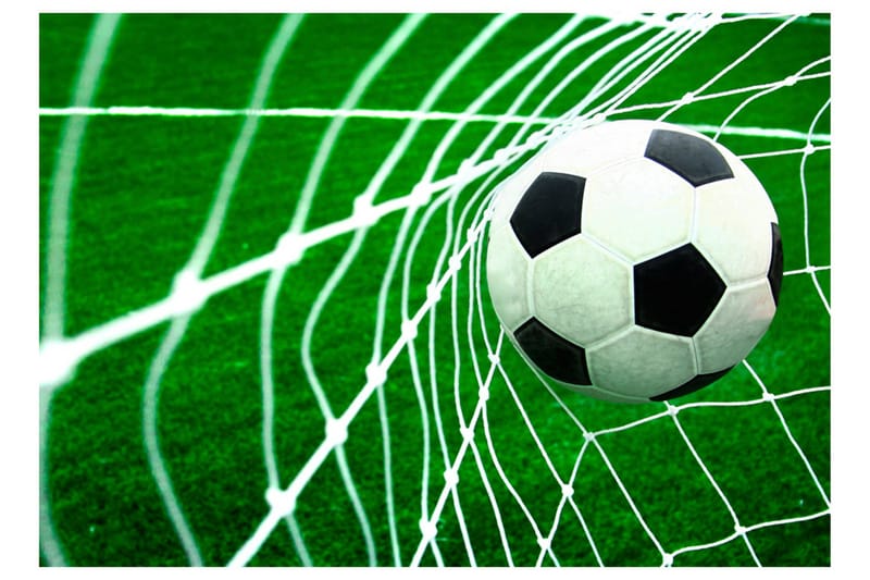 Fototapet Goal! 400x280 - Artgeist sp. z o. o. - Inredning - Väggdekor - Tapet & tapettillbehör - Fototapet