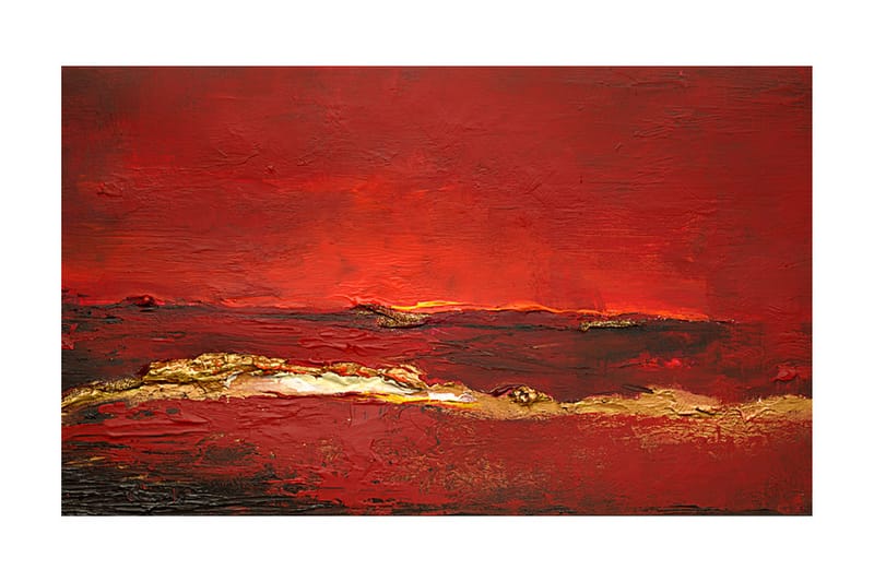 Fototapet Gold Wave 450x270 - Artgeist sp. z o. o. - Inredning - Väggdekor - Tapet & tapettillbehör - Fototapet